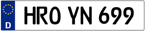 Truck License Plate